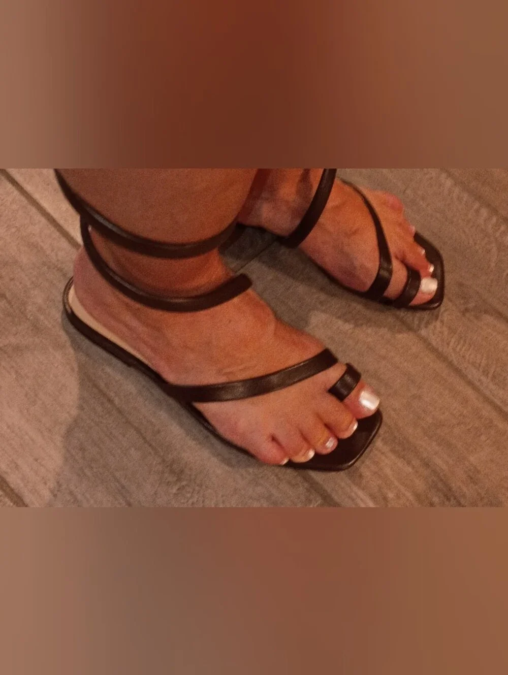 New Without Tags Veronica Beard Allura Brown  Wrap-Around Leather Belted Size 7